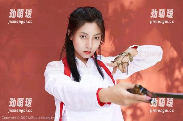 MiiTao蜜桃社 - 这幅作品有种不羁的感觉，谢芷馨Sindy的双马尾竟然让我记起了青春期的悸动。