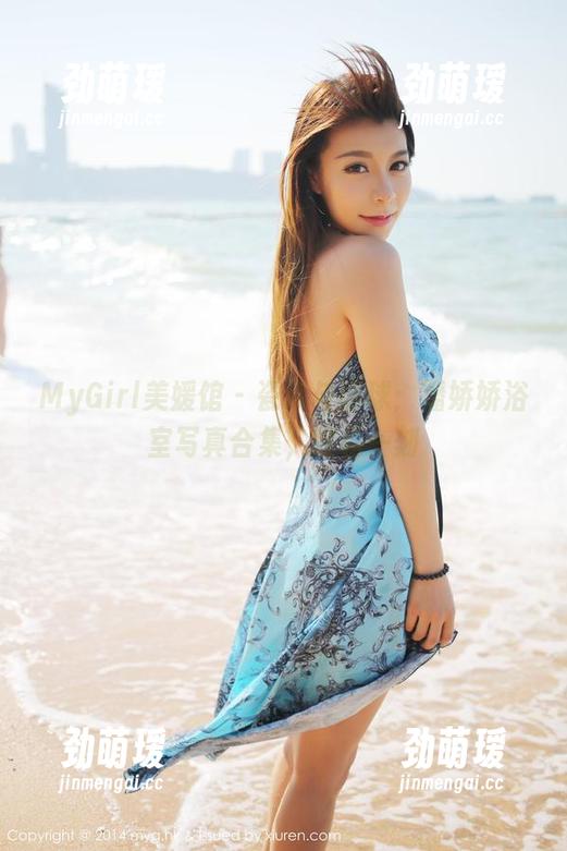 MyGirl美媛馆 - 瓷砖与罚球：潘娇娇浴室写真合集，轻松一刻